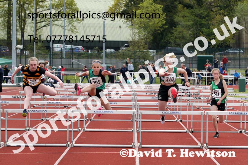 Hurdles, 2021 NECAA Middlesbrough Open Meting, Sunday, May 9th. Photo: David T. Hewitson/Sports for All Pics